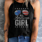 ALL AMERICAN GIRL Graphic Tank