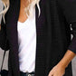 Open Front Long Sleeve Cardigan