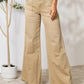 BAYEAS Raw Hem Wide Leg Jeans