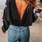Santa Sequin Long Sleeve Sweatshirt
