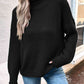 Roll Hem Drop Shoulder Sweater