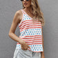 Stars and Stripes Round Neck Tank