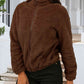 Zip Up Turtleneck Long Sleeve Jacket