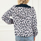 Leopard Zip-Up Hooded Jacket