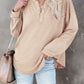Buttoned Drop Shoulder Top