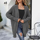 Open Front Dolman Sleeve Cardigan