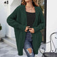 Open Front Dolman Sleeve Cardigan