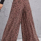 Animal Print High-Rise Culottes