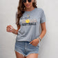 THE REAL MOMS OF SOFTBALL Graphic Tee