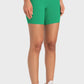 Staying Cozy Wide Waistband Biker Shorts
