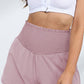 Smocked Paperbag Waist Shorts
