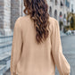 Round Neck Puff Sleeve Shirt
