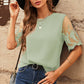 Half Sleeve Round Neck Blouse