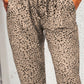 Leopard Pocketed Long Pants