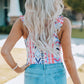 Geometric Scoop Neck Bodysuit