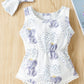 Baby Girl Elephant Print Bodysuit