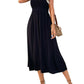 Spaghetti Strap Scoop Neck Midi Dress