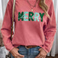 MERRY CHRISTMAS Round Neck Sweatshirt