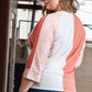 Plus Size Two Tone Top