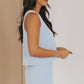 Layered Sleeveless Round Neck Romper