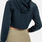 Long Sleeve Cropped Sports Hoodie