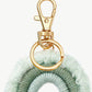 Fringe Trim Rainbow Key Chain