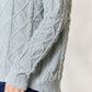 BiBi Cable Knit Round Neck Sweater