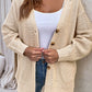 V-Neck Openwork Long Sleeve Cardigan