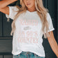 Letter Graphic Cuffed Tee