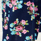 Girls Striped Floral Sleeveless Dress
