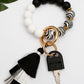 Beaded Keychain with Layered Tassel