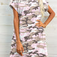Scoop Neck Short Sleeve Pocket Dress