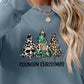Graphic Round Neck Dropped Shoulder Sweatshirt