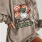 CHRISTMAS JUNKIE Ribbed Round Neck Sweatshirt