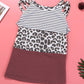 Color Block Shoulder Detail Tank