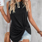 Twisted Round Neck Tank