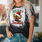 MERRY TEXMAS Round Neck Short Sleeve T-Shirt