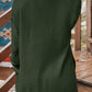 Waffle-Knit Dropped Shoulder Buttoned Sweater