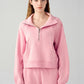 Half Zip Pocketed Active Sweatshirt