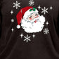 Plus Size Santa Graphic Sequin Long Sleeve Sweatshirt