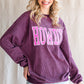 HOWDY Graphic Dropped Shoulder Sweatshirt