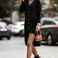 V-Neck Long Sleeve Cardigan with Pocket