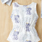Baby Girl Elephant Print Bodysuit