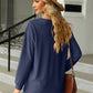 V-Neck Long Sleeve Blouse
