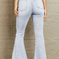 BAYEAS High Waisted Button Fly Flare Jeans