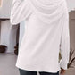 Half Button Up Drawstring Hoodie