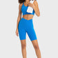 V-Waist Biker Shorts