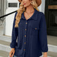 Dropped Shoulder Shirt Jacket