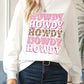 HOWDY Round Neck Dropped Shoulder Sweatshirt