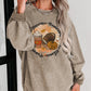Graphic Dropped Shoulder Sweatshirt